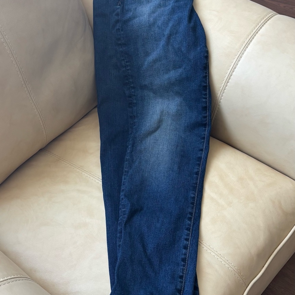 AG Adriano Goldschmied Straight-Leg Jeans in Deep Blue Wash